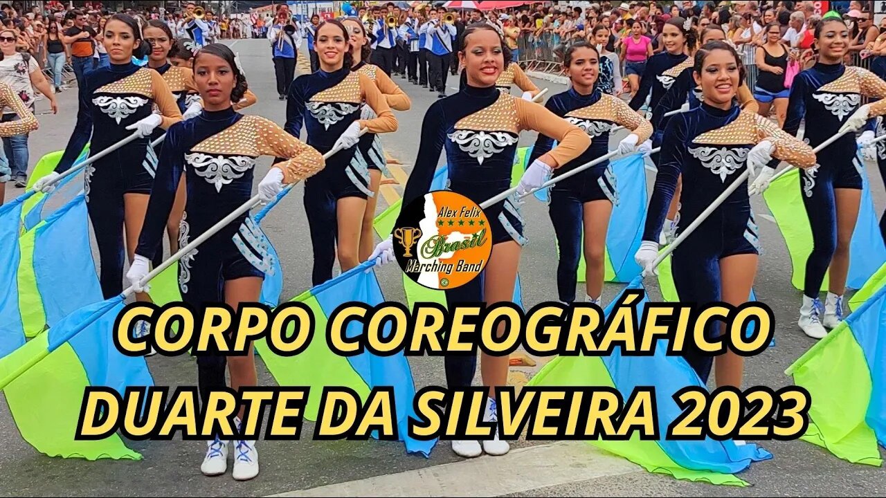 CORPO COREOGRÁFICO 2023 - BANDA MARCIAL DUARTE DA SILVEIRA 2023 - DESFILE CÍVICO 2023 - MANGABEIRA