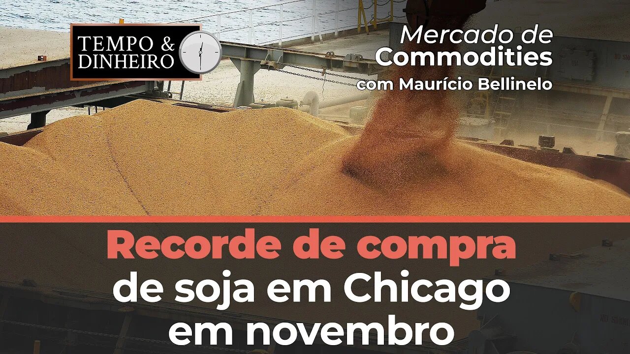 Soja tem contrato novembro na maior movimentação de compra em Chicago