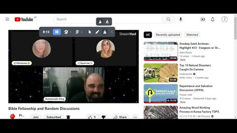 Bible Fellowship and Random Discussions YouTube 3