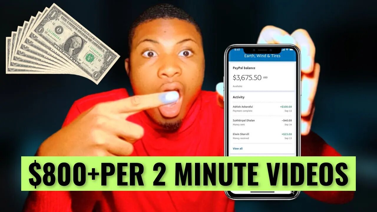 Make $800+ Per Video With a SECRET WEBSITE (2023) - Available Worldwide