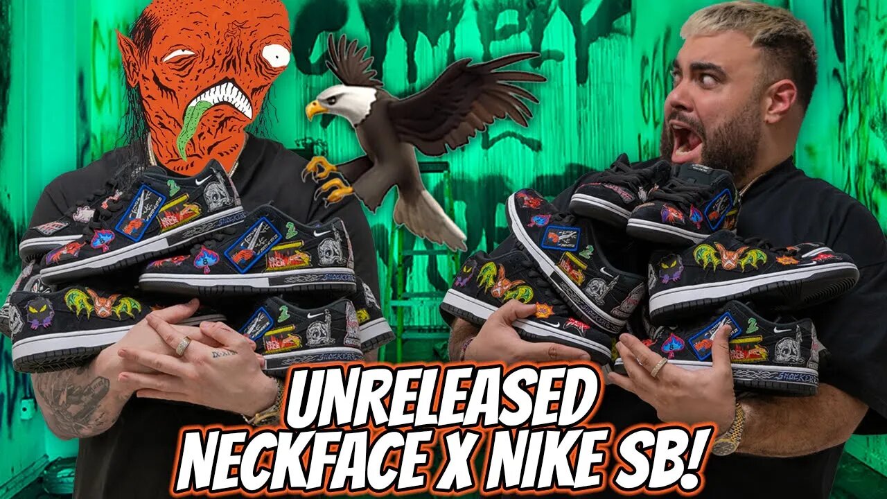 UNRELEASED NECKFACE X NIKE COLLAB IN HAND LOOK *FINALLY GETTING ANOTHER SHOE AFTER 9 YEARS*