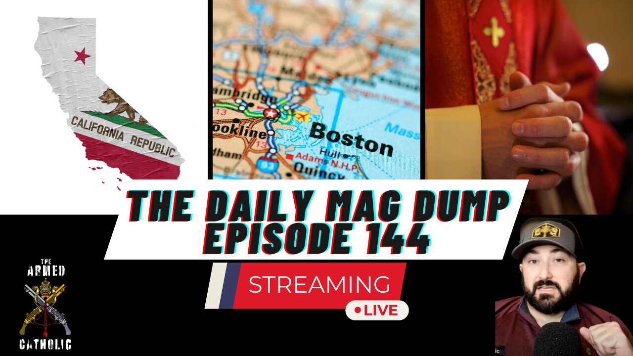 DMD #144- CA Sued Over Sensitive Places | Boston Sued Over Delays | Bishops Get Political 9.4.23