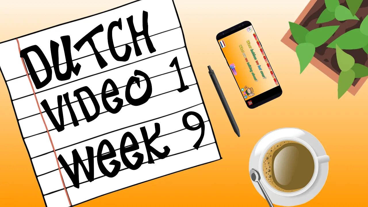 New Dutch Sentences! \\ Week: 9 Video: 1 // Learn Dutch with Tongue Bit!