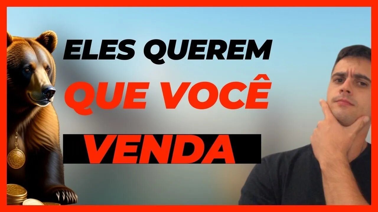 ARMADILHA | JP MORGAN QUER QUE VOCÊ VENDA!!!