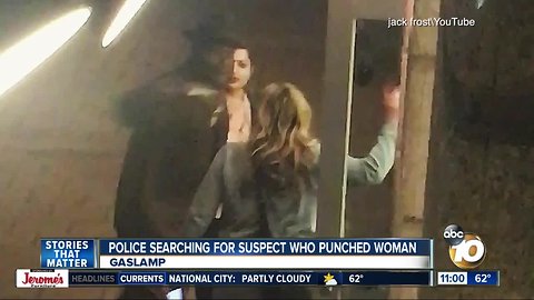 Police search for man who punched woman