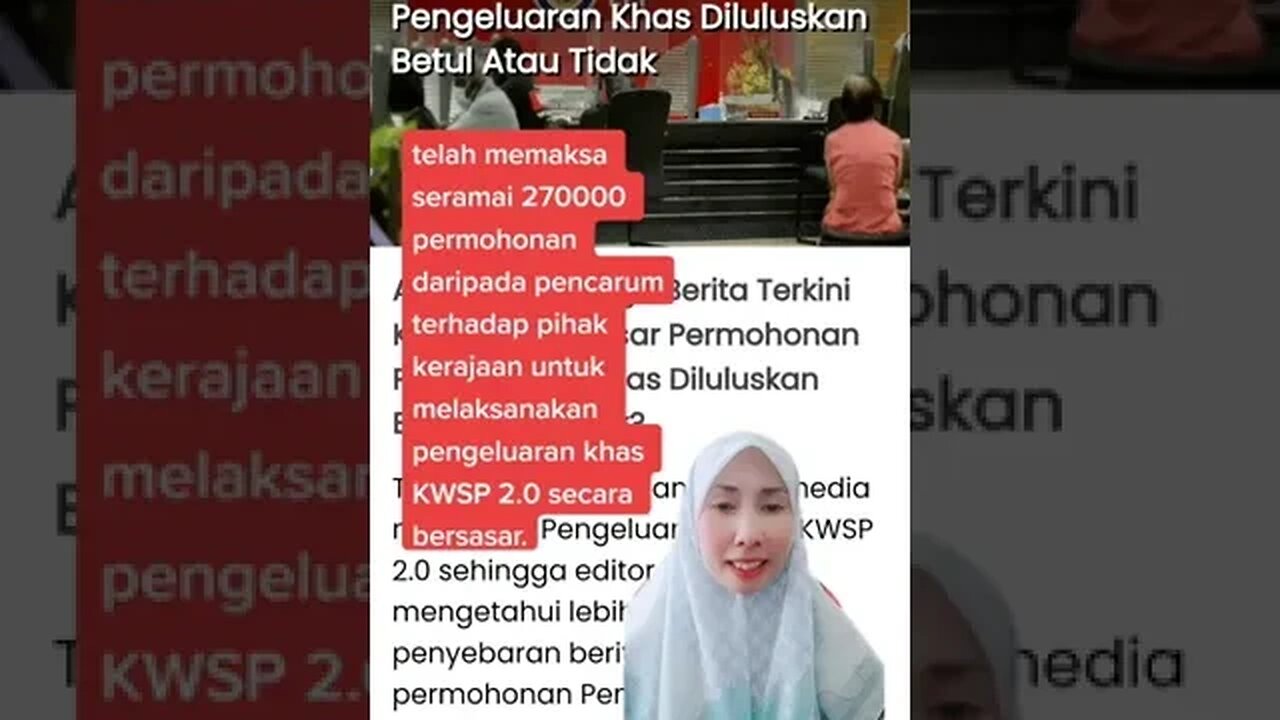 Akak ni sedarkan orang tentang kwsp " Bukan untuk ko suka suka joli"