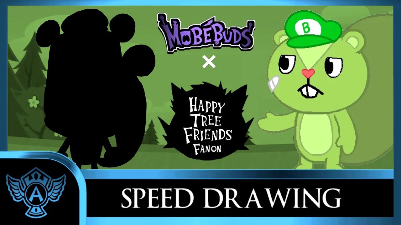 Speed Drawing: Happy Tree Friends Fanon - Bandai | Mobebuds Style