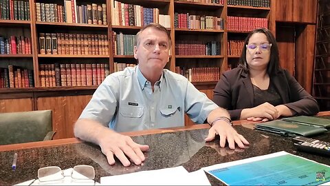 JAIR BOLSONARO FAZ ÚLTIMO PRONUNCIAMENTO COMO PRESIDENTE DA REPÚBLICA
