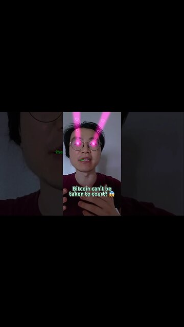 #Bitcoin can't be taken to court? 😱 #crypto