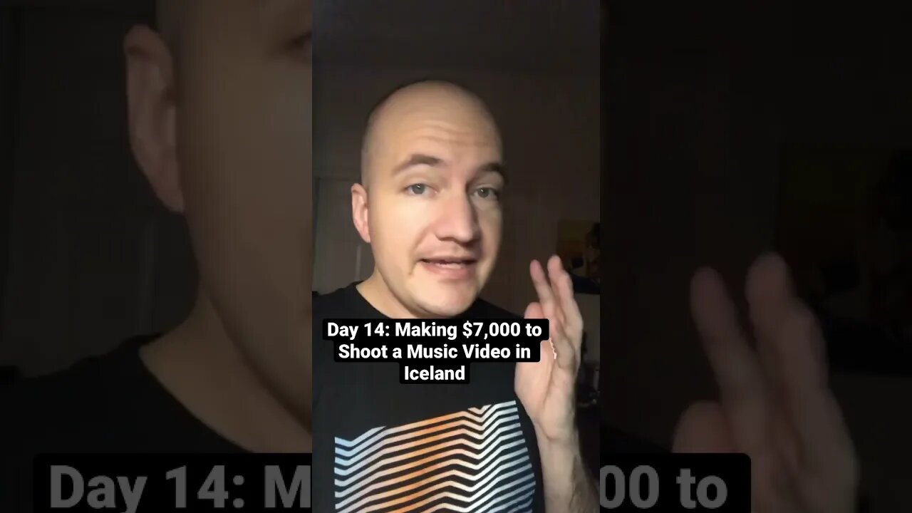 Day 14: Making $7,000 to Shoot a Music Video in Iceland #moneychallenge