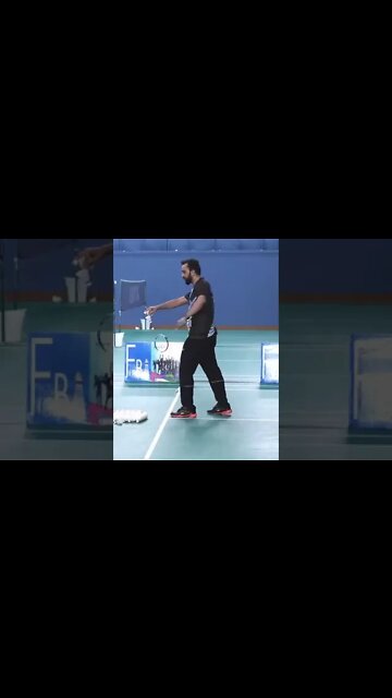 Flick Serve Return in Badminton Doubles - Abhishek Ahlawat #shorts
