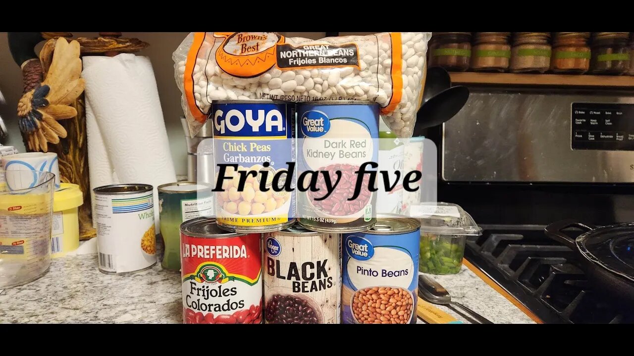 Friday five pantry haul Stock your pantry $5.00 at a time @SassyGalPrepping #groceryhaul