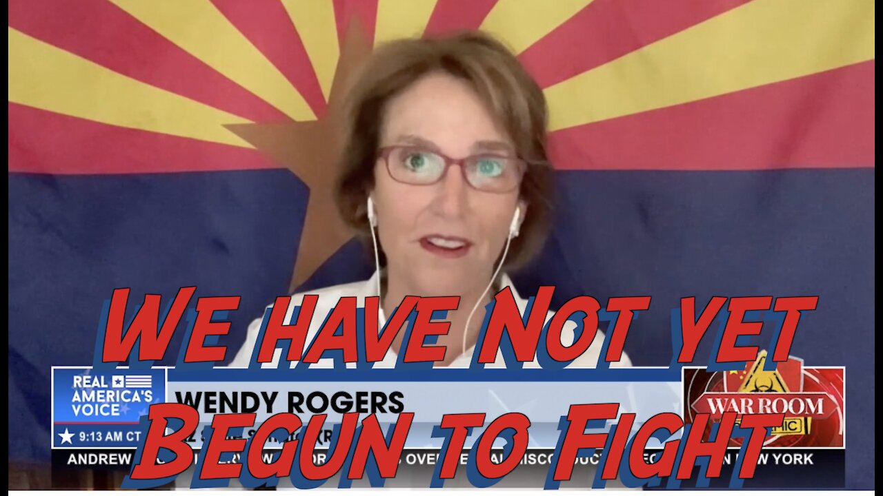 Wendy Rogers Responds to Insulting Letter from Maricopa County. We have not yet begun to fight.