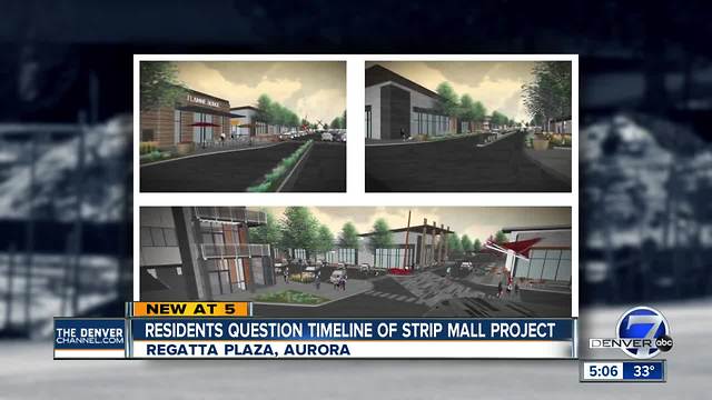 Aurora residents near old Regatta Plaza construction site want more transparency on site's future