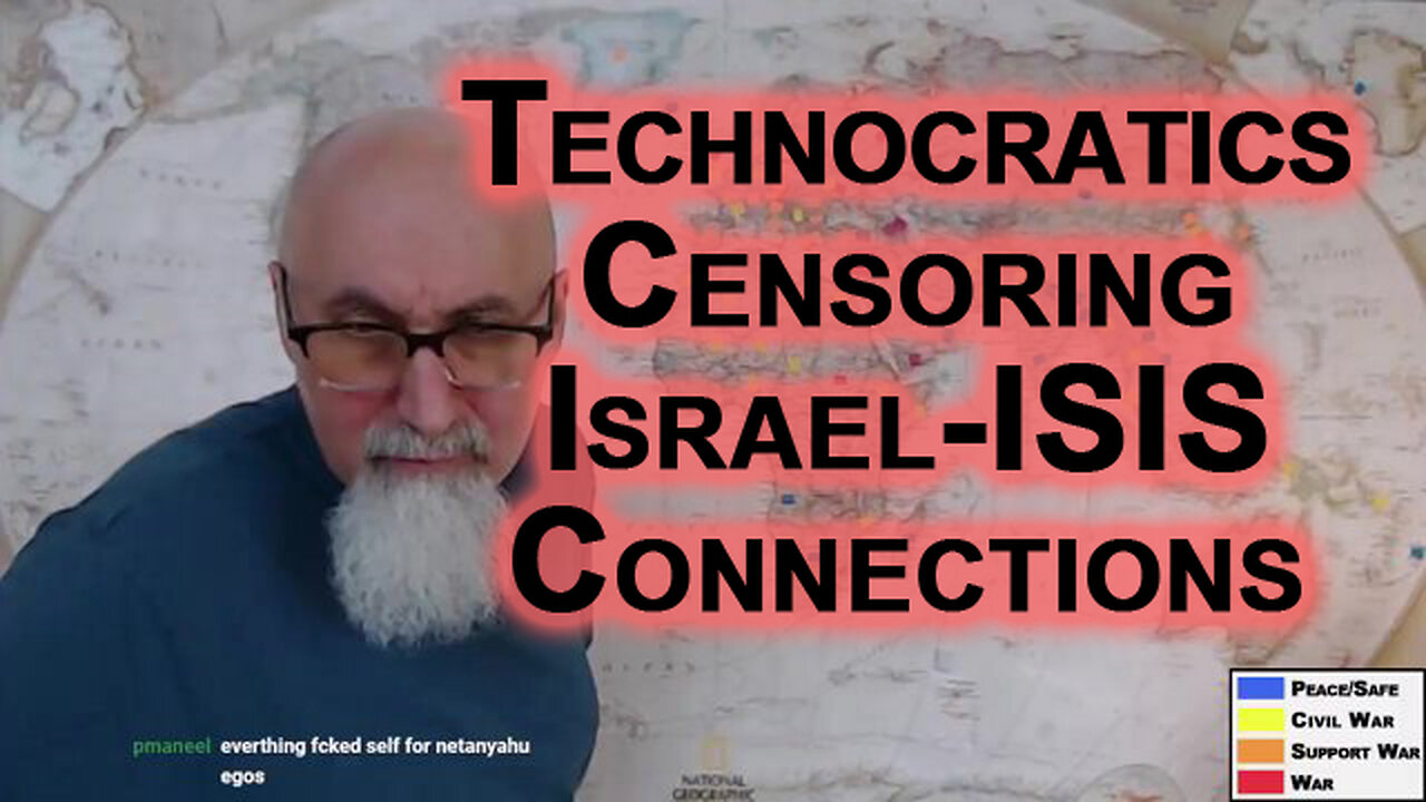 Technocratic Social Media Platforms Censoring Israel & ISIS Connection: Twitch AutoMod Censorship