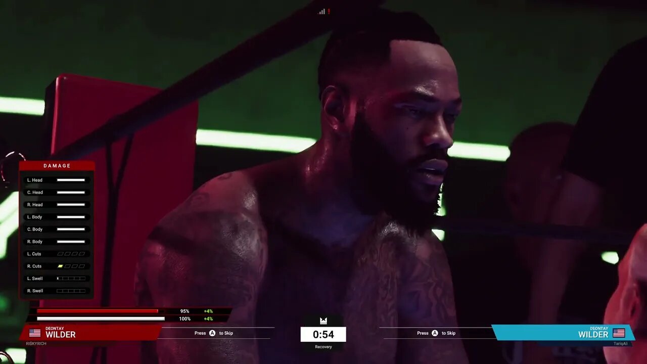 Undisputed Online Gameplay Deontay Wilder vs Deontay Wilder