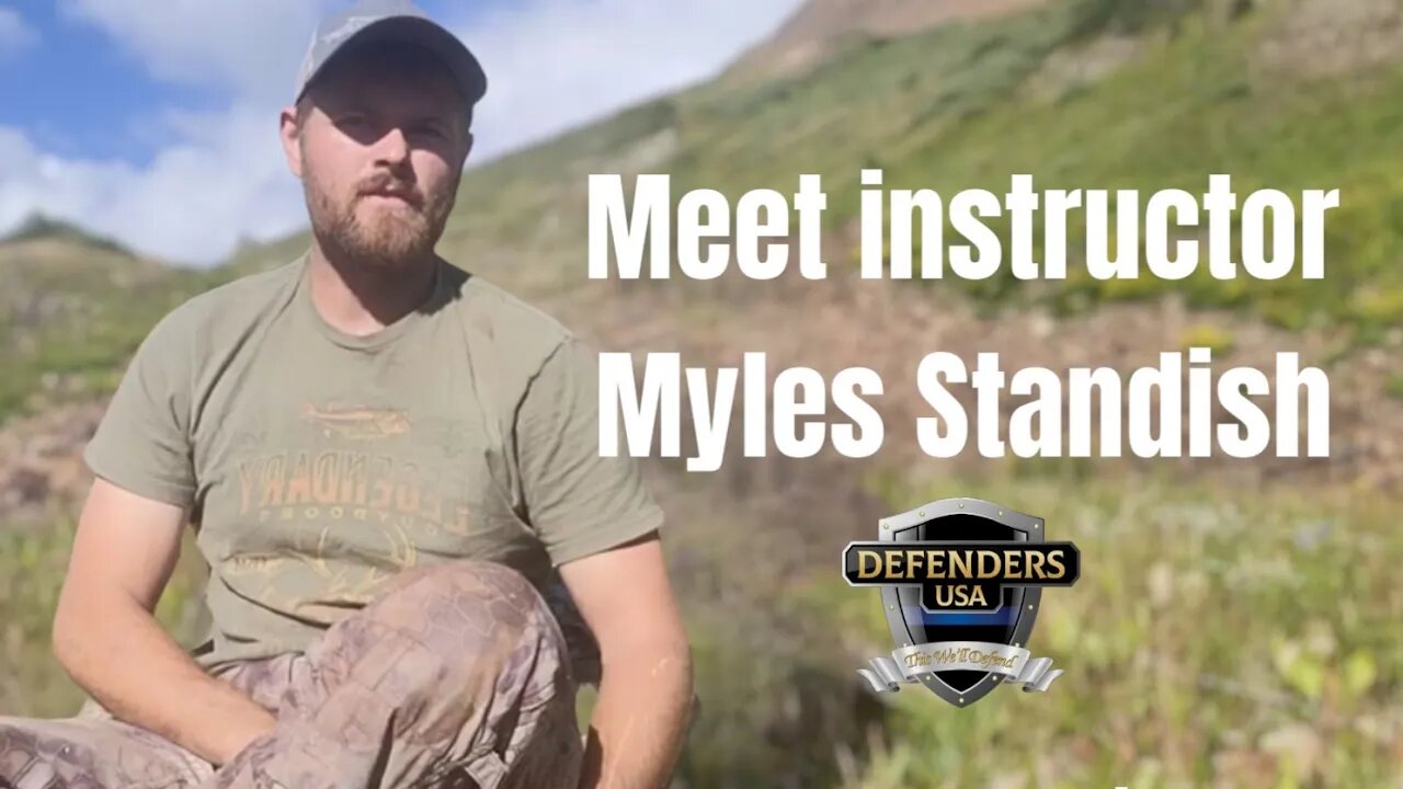 Infantry Sniper, Automatic Weapons gunner, Advanced Land Navigator, Combat Veteran... Meet Myles!