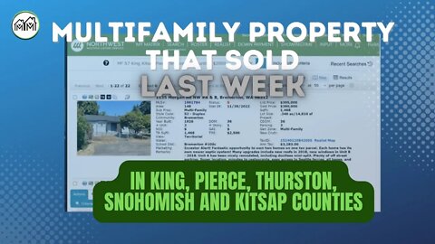 Multifamily Property That Sold Last Week!