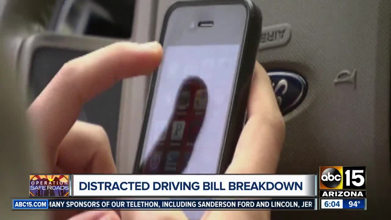 Distracted driving bill