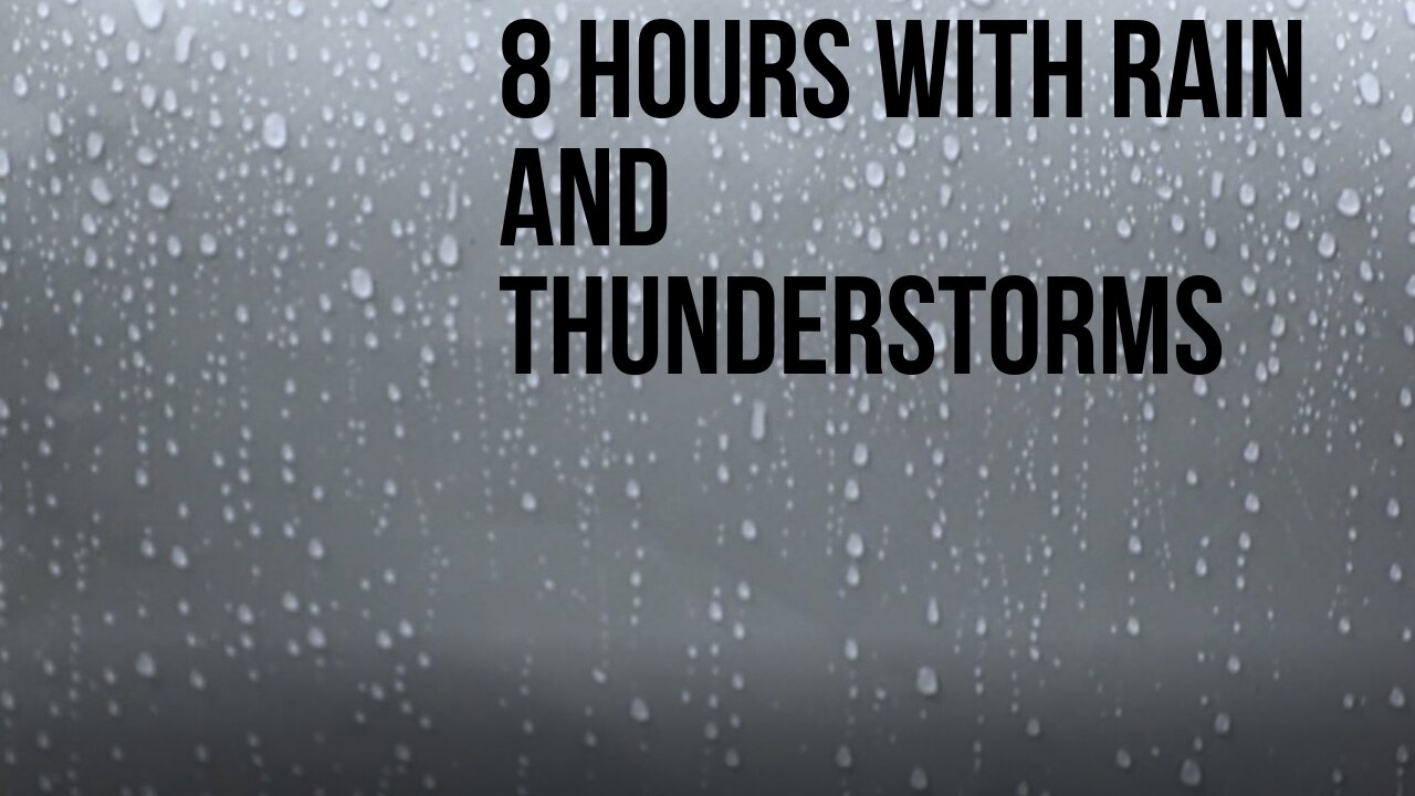 Sleep in less than 30 MINUTES with this RELAXING sound 🌧⚡🌧⚡