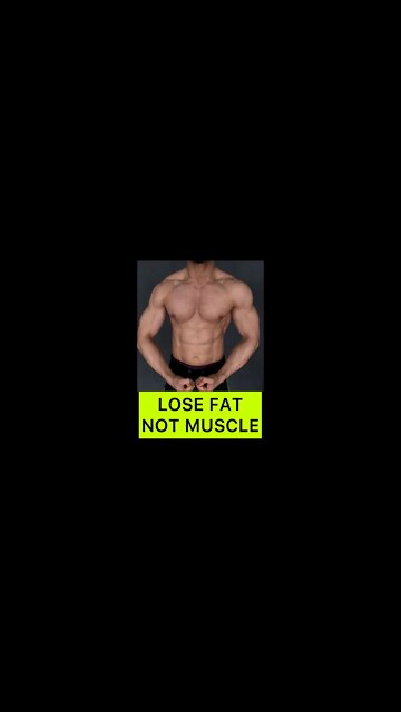 NATURAL TRANSFORMATION | LOSE FAT NOT MUSCLE #shorts