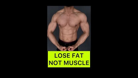 NATURAL TRANSFORMATION | LOSE FAT NOT MUSCLE #shorts