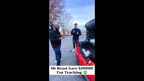 😱Mr beast gave $10000 for tracking the car 😱😱😱😱