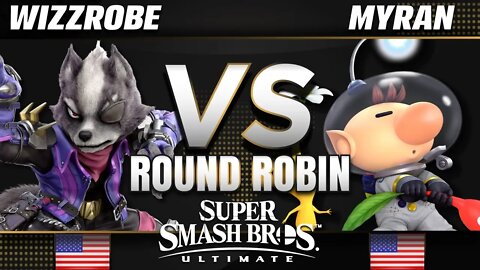 Wizzrobe (Wolf) vs. Armada | Myran (Olimar) - Smash Ultimate MVG Round-Robin