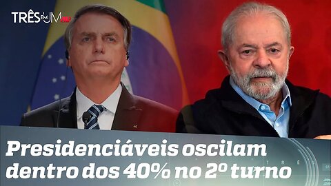 Bolsonaro e Lula têm empate técnico no 1º turno, segundo nova pesquisa