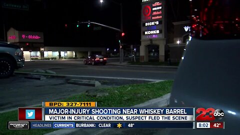 Early morning shooting at Whiskey Barrel