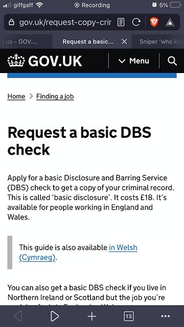 Gov.UK : DBS check as a transgender hidden past available ?