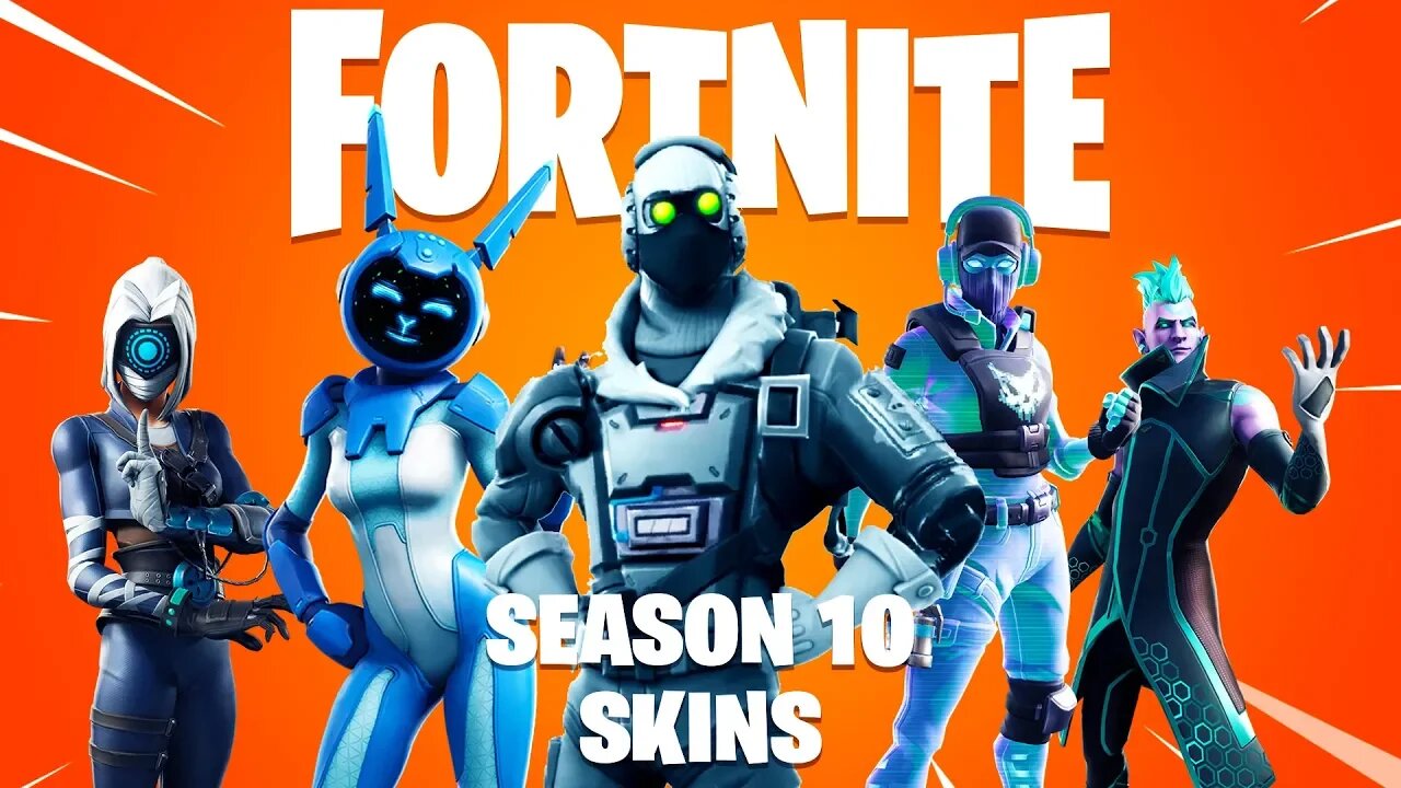 The NEW "SEASON 10 BATTLE PASS" Skins *Leaked* In Fortnite!..