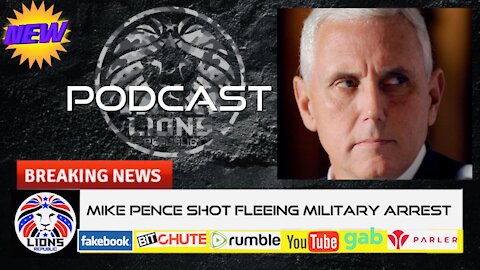 MIKE PENCE SH0T WHILE FLEEING MILITARY ARREST