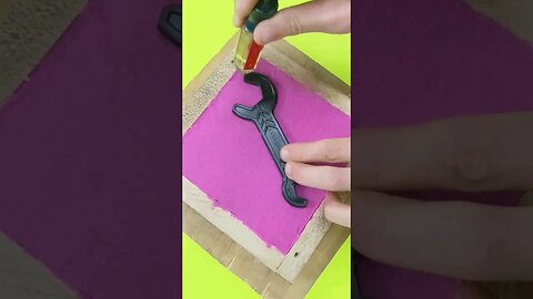 Amazing DIY Metal Casting using Kinetic Sand #shortsfeed #shorts #kineticsand