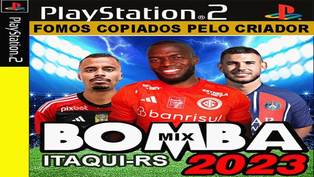 🚨SAIU! BOMBA PATCH 2023 (PS2) BRASILEIRÃO LANÇAMENTO EDITOR PLAY MIX