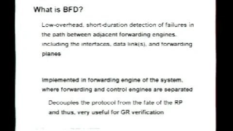 Bidirectional Forwarding Plane Deadness Detection