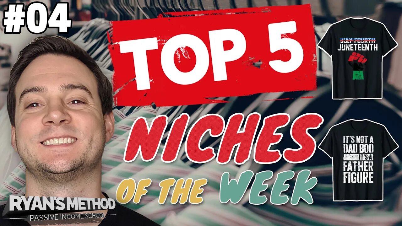 TOP 5 NICHES 🔥 Print on Demand Niche Research #4 — (6/7/2020)