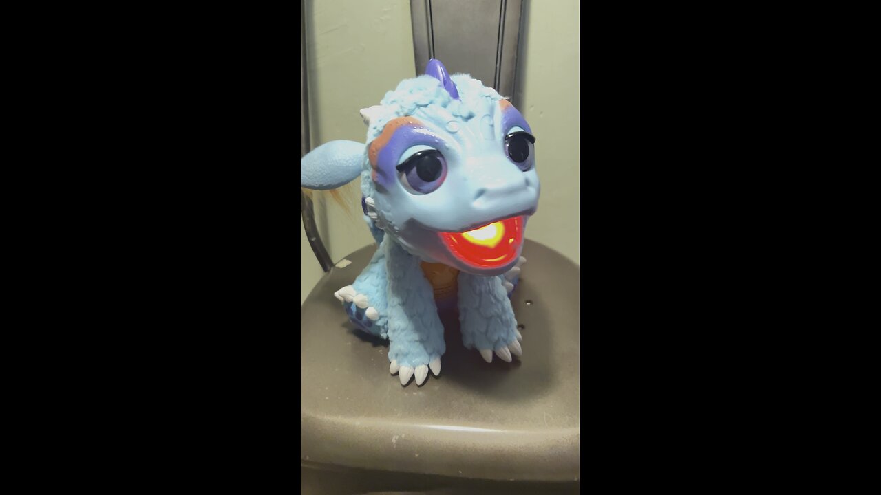 Fur Real Friends Torch My Blazin' Baby Dragon Dinosaur Animated Pet Light Sound