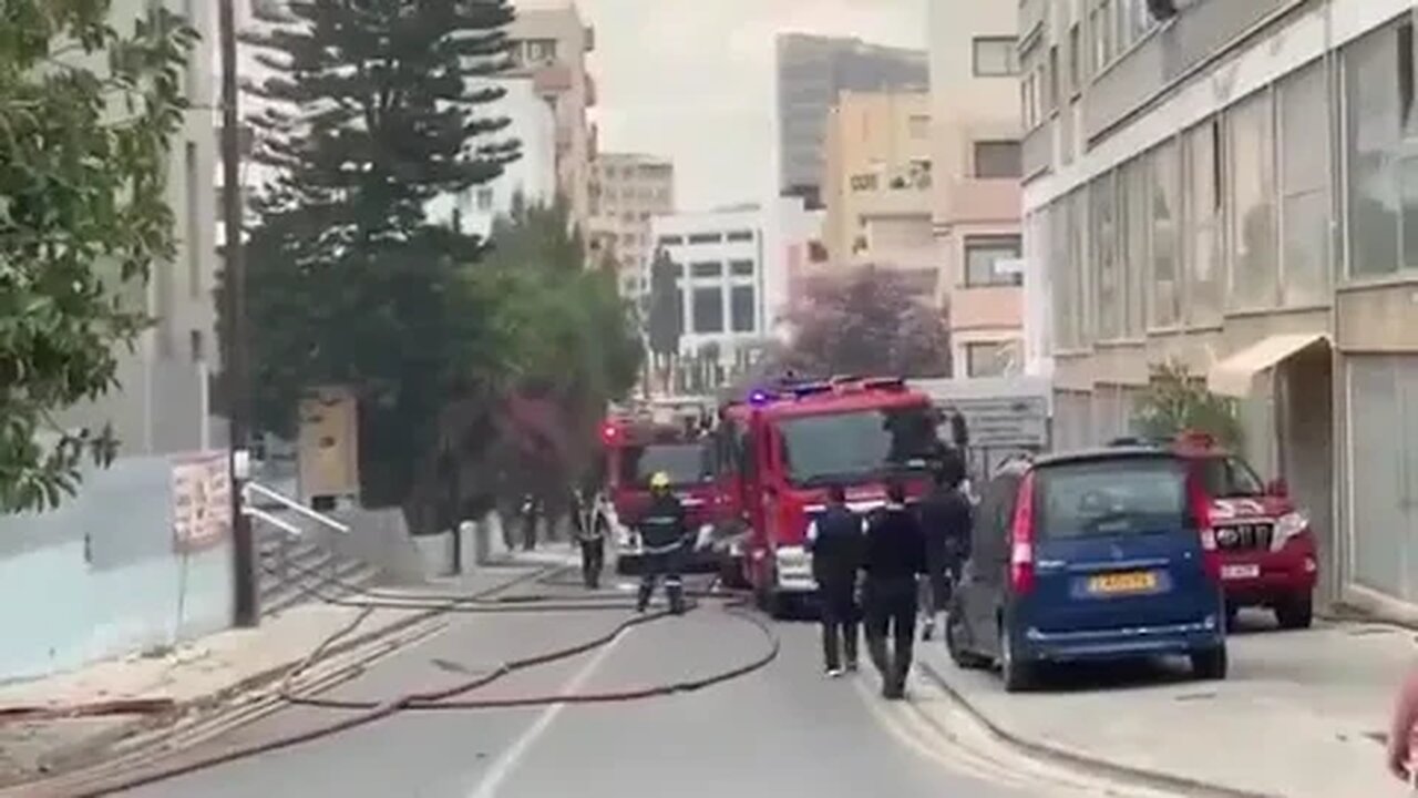 Rybar: π¨πΎπ·πΊ Arson attack on Russian cultural center in Cyprus (April 26 2023)
