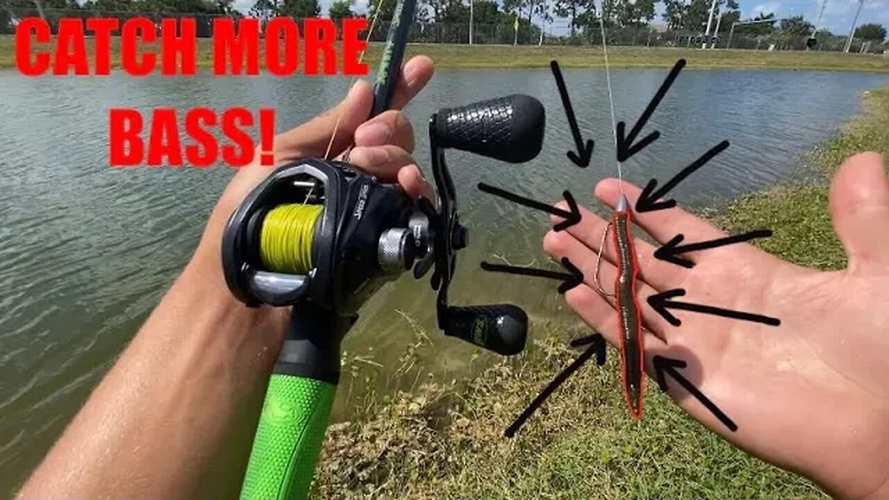 99% of anglers do this wrong | How to use the Texas rig!