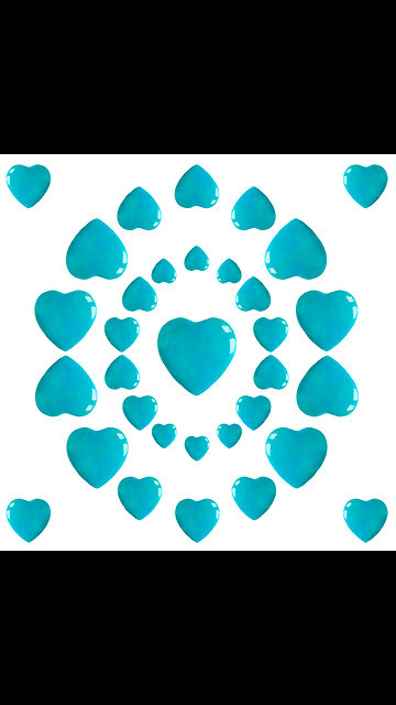 Natural turquoise heart-shape 20mm*20mm Gemstone bead for jewelry making 20231025-01-08