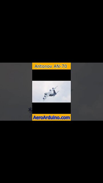 Cutest Ukrainian ANTONOV AN70 #Aviation #Flying #AeroArduino
