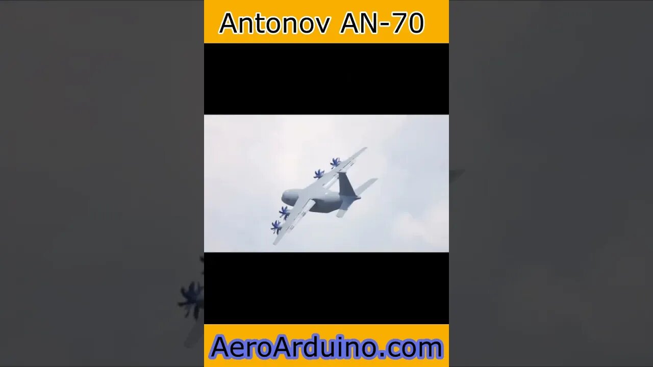 Cutest Ukrainian ANTONOV AN70 #Aviation #Flying #AeroArduino