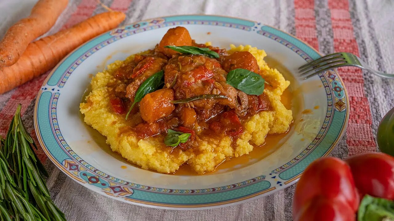 rustic chicken cacciatore