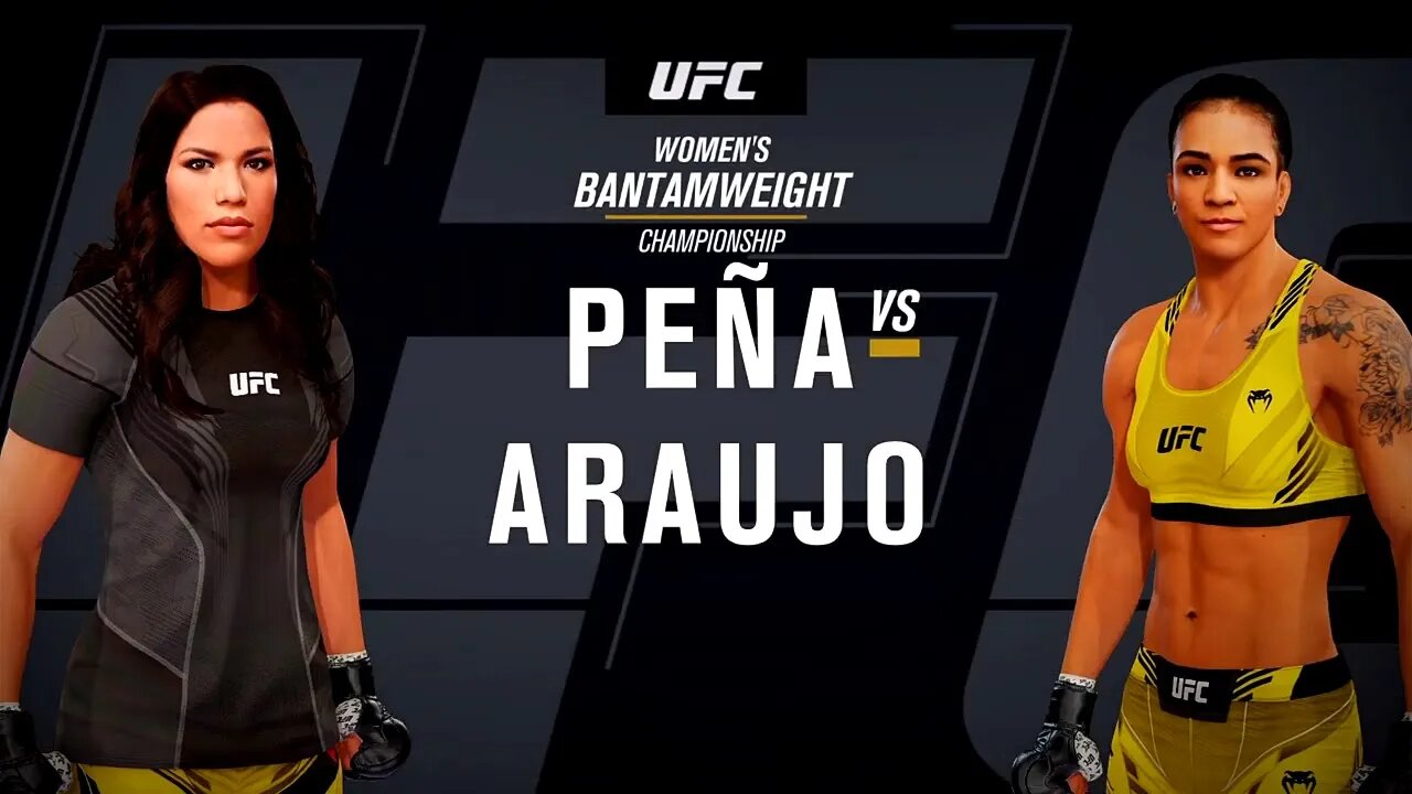 EA Sports UFC 4 Gameplay Viviane Araujo vs Julianna Pena