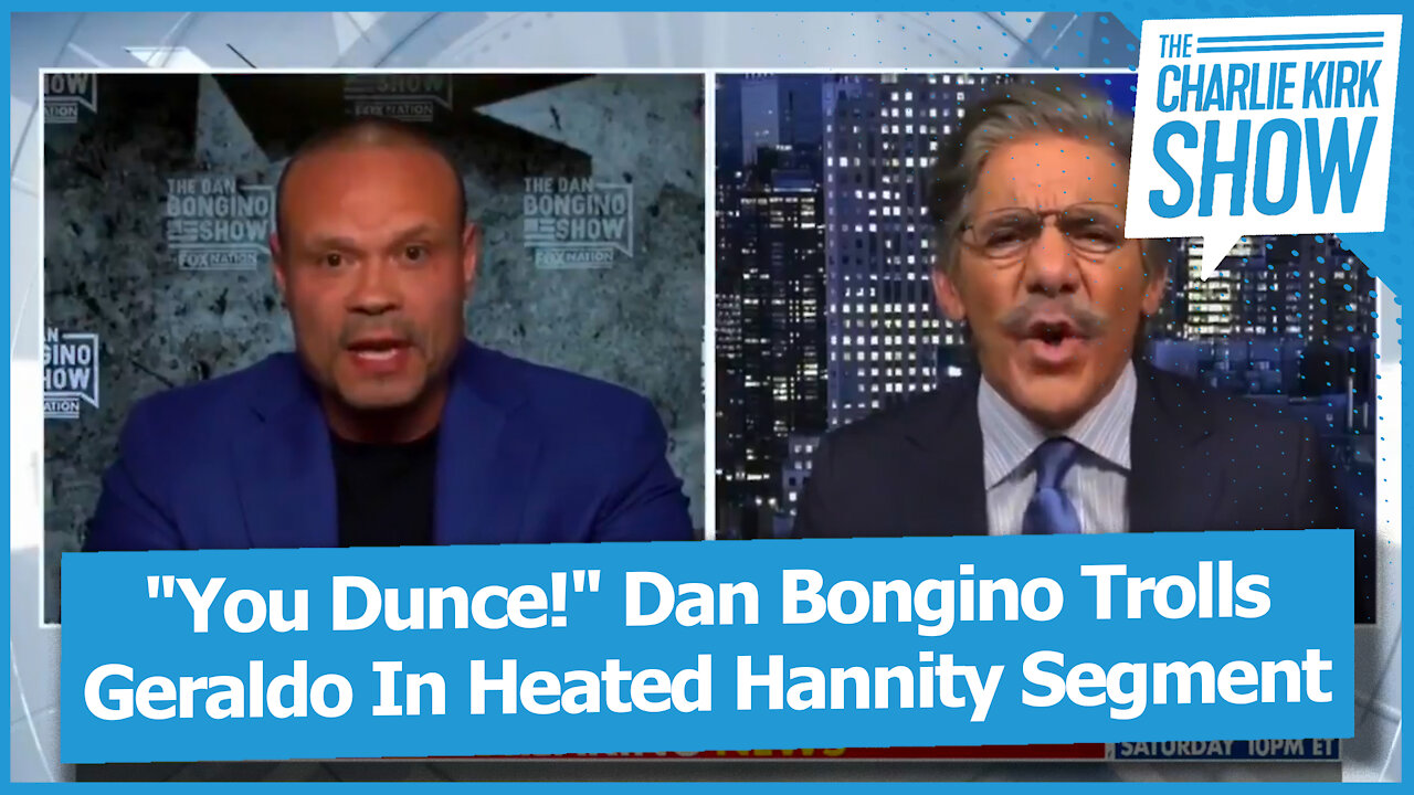 "You Dunce!" Dan Bongino Trolls Geraldo In Heated Hannity Segment