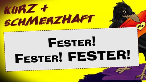Kurz und schmerzhaft: Fester! Fester! Fester!