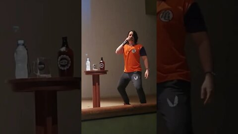 SEGUNDA APRESENTAÇÃO DE STAND UP DA MINHA VIDA ABRINDO SHOW DO @Eros Prado #shorts