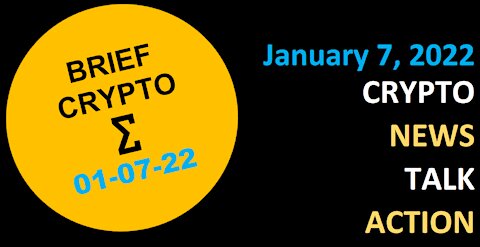 Crypto News Talk Action 03 Jan BTC ETH ADA XRP SOL DOT MATIC AVAX ATOM