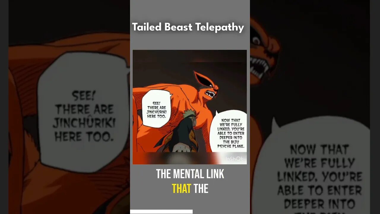 Tailed-Beast Telepathy Explained in under 1 Minute